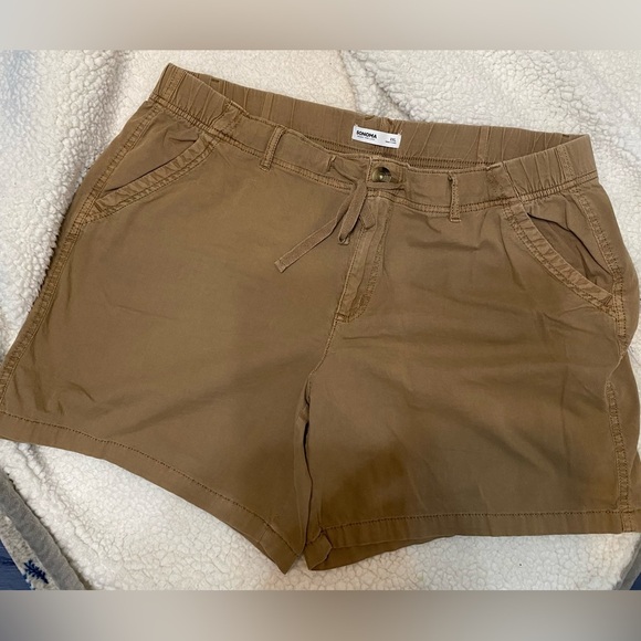 Sonoma Pants - Women's Brown Casual Shorts by Sonoma size XXL